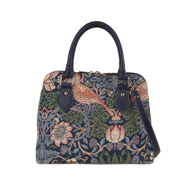 signare William Morris Strawberry Thief Blue - Convertible Bag