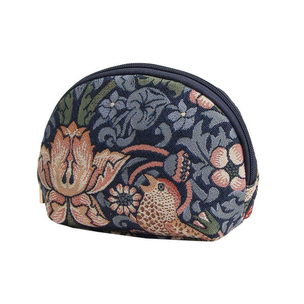 Signare William Morris Strawberry Thief Blue - Cosmetic Bag