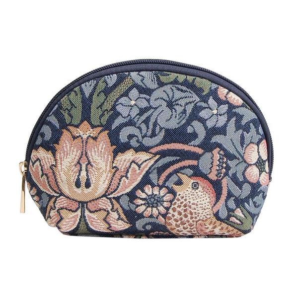 signare William Morris Strawberry Thief Blue - Cosmetic Bag