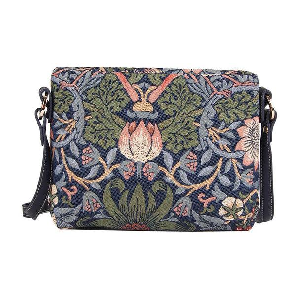 signare William Morris Strawberry Thief Blue - Cross Body Bag