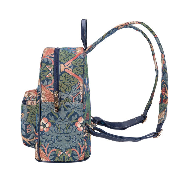 Signare William Morris Strawberry Thief Blue - Daypack