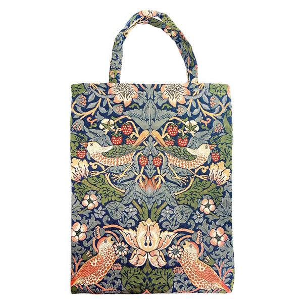 signare William Morris Strawberry Thief Blue - Eco Bag