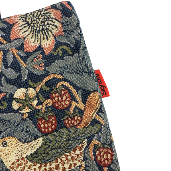 Signare William Morris Strawberry Thief Blue - Flat Bag