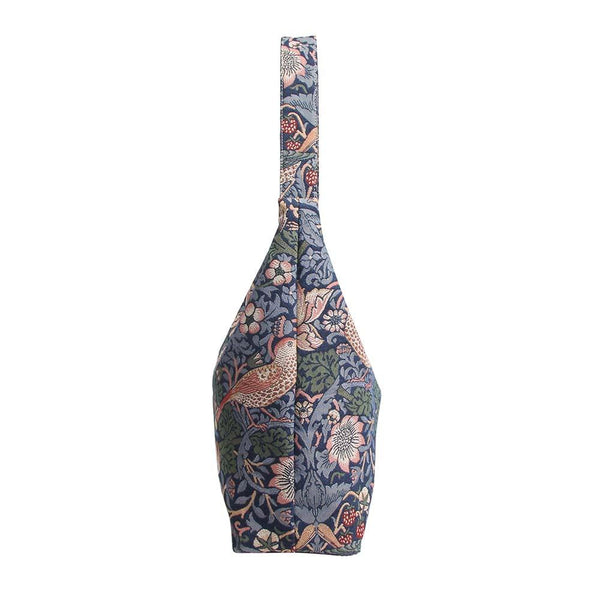 Signare William Morris Strawberry Thief Blue - Hobo Bag