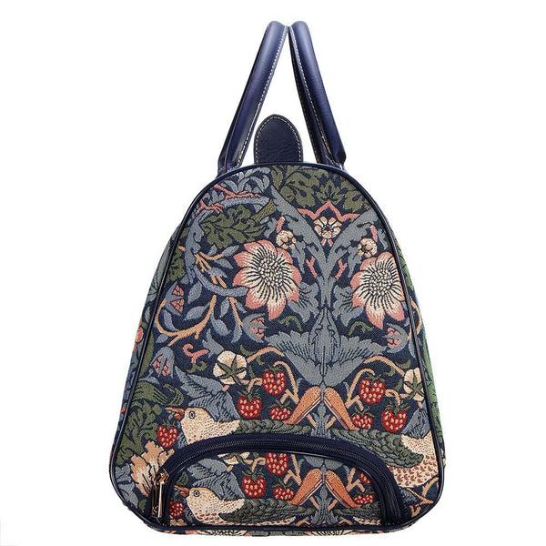 Signare William Morris Strawberry Thief Blue - Pull Holdall