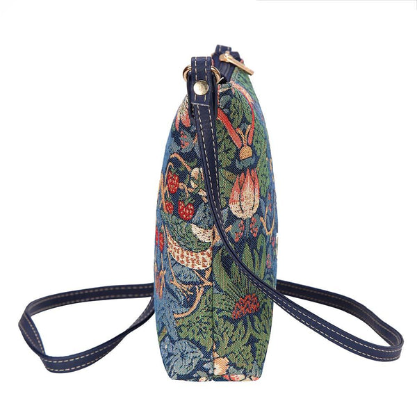 Signare William Morris Strawberry Thief Blue - Sling Bag
