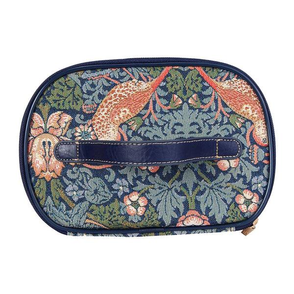 Signare William Morris Strawberry Thief Blue - Toiletry Bag