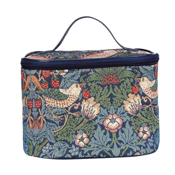 signare William Morris Strawberry Thief Blue - Toiletry Bag