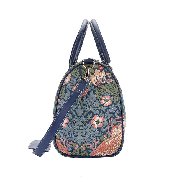 Signare William Morris Strawberry Thief Blue - Travel Bag