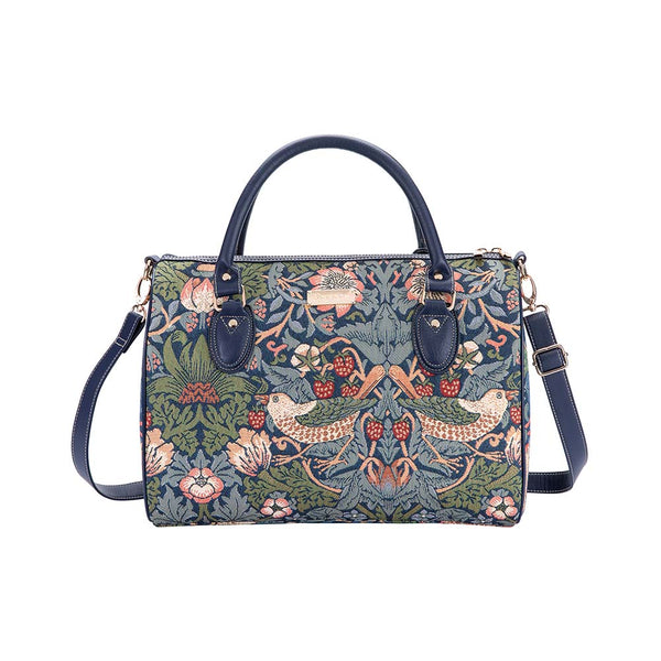 signare William Morris Strawberry Thief Blue - Travel Bag