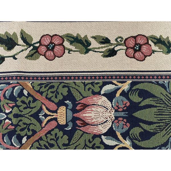 Signare William Morris Strawberry Thief Blue - Wall Hanging 112cm X 140cm (70 Rod)