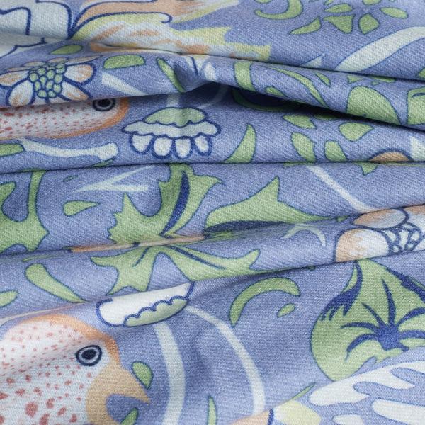Signare William Morris Strawberry Thief Grey - Art Pashmina