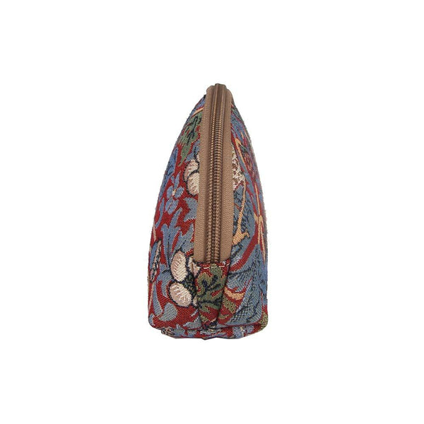 Signare William Morris Strawberry Thief Red - Cosmetic Bag