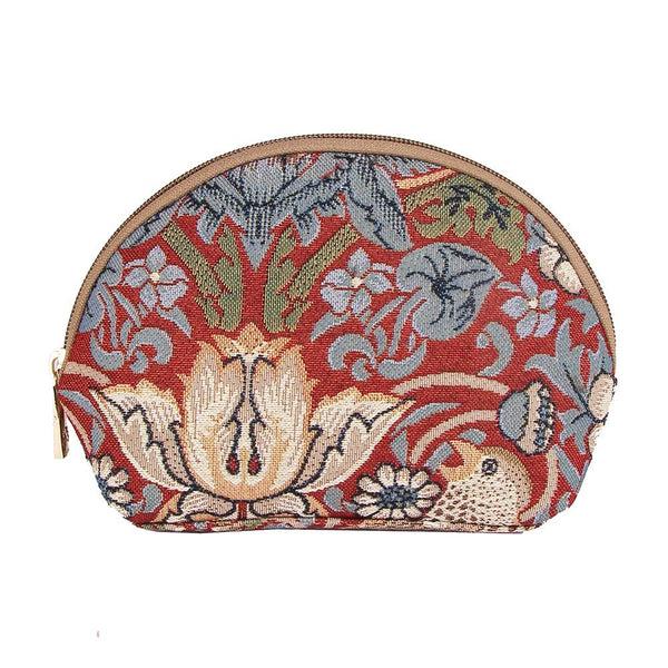 signare William Morris Strawberry Thief Red - Cosmetic Bag