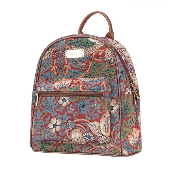Signare William Morris Strawberry Thief Red - Daypack