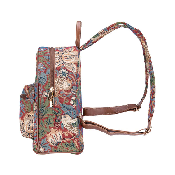 Signare William Morris Strawberry Thief Red - Daypack