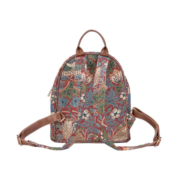 Signare William Morris Strawberry Thief Red - Daypack