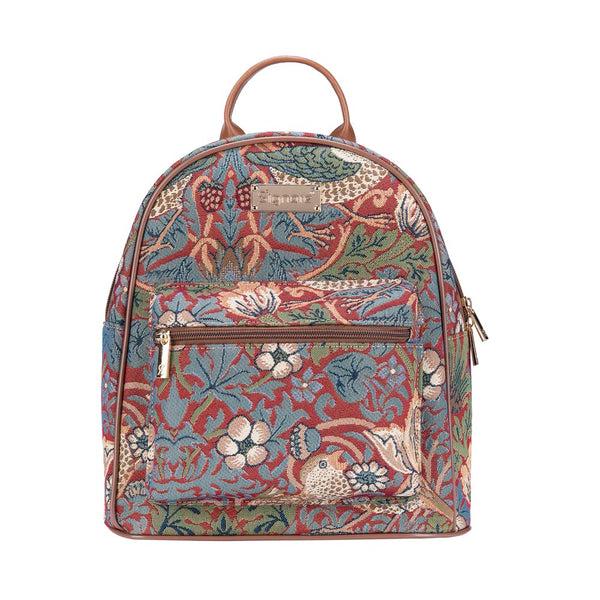 signare William Morris Strawberry Thief Red - Daypack