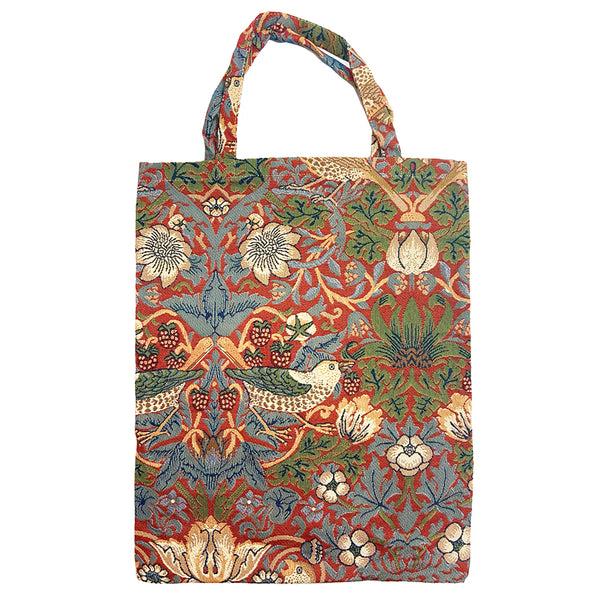 signare William Morris Strawberry Thief Red - Eco Bag