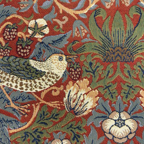 Signare William Morris Strawberry Thief Red - Flat Bag
