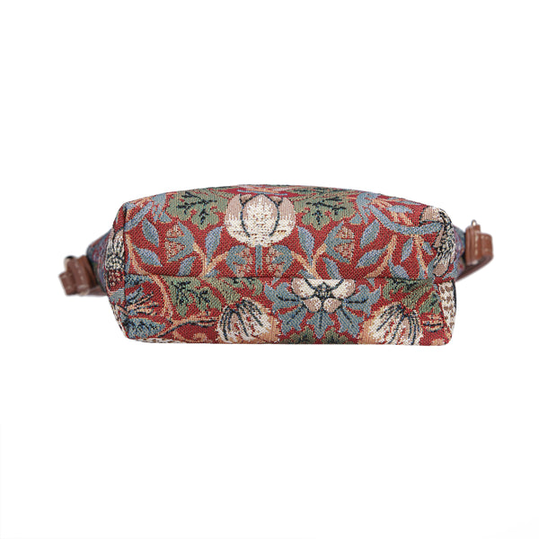 Signare William Morris Strawberry Thief Red - Sling Bag
