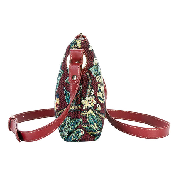 Signare William Morris Tree Of Life Red - Cross Body Bag