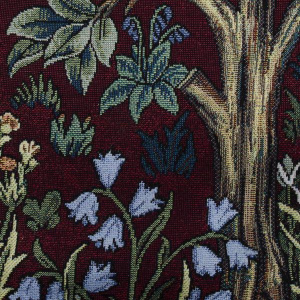 Signare William Morris Tree Of Life Red - Wall Hanging In 3 Sizes