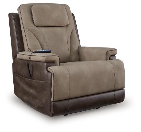 Signature Design By Ashley 4Z-Serenity Zone Performance Fabric Triple Power Lift Recliner