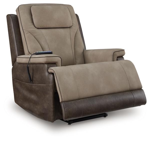 Signature Design By Ashley 4Z-Serenity Zone Performance Fabric Triple Power Lift Recliner