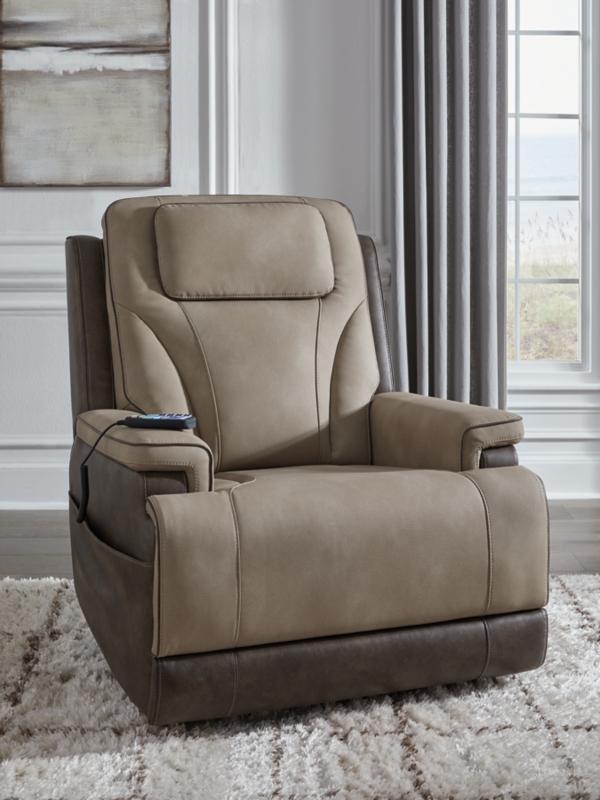 signature design by ashley 4Z-Serenity Zone Performance Fabric Triple Power Lift Recliner