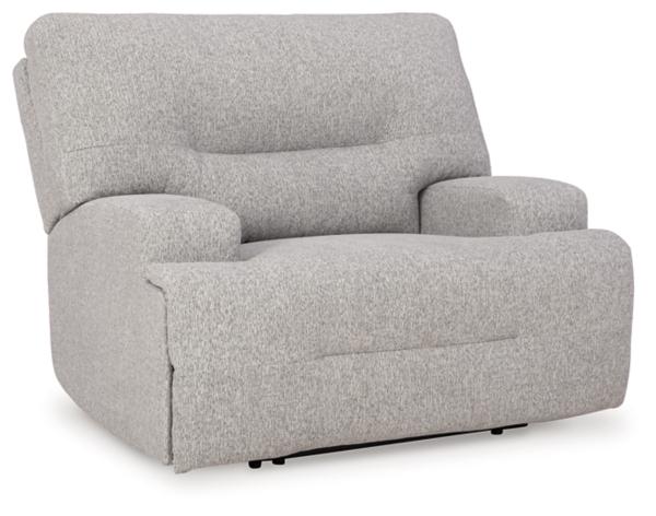 Signature Design By Ashley Acklen Place Next-Gen Nuvella™ Performance Fabric Dual Power Oversized Recliner