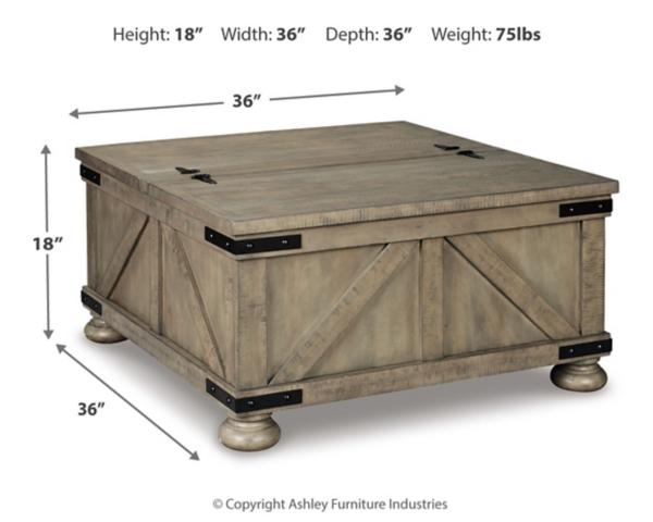 Signature Design By Ashley Aldwin Coffee Table With Storage