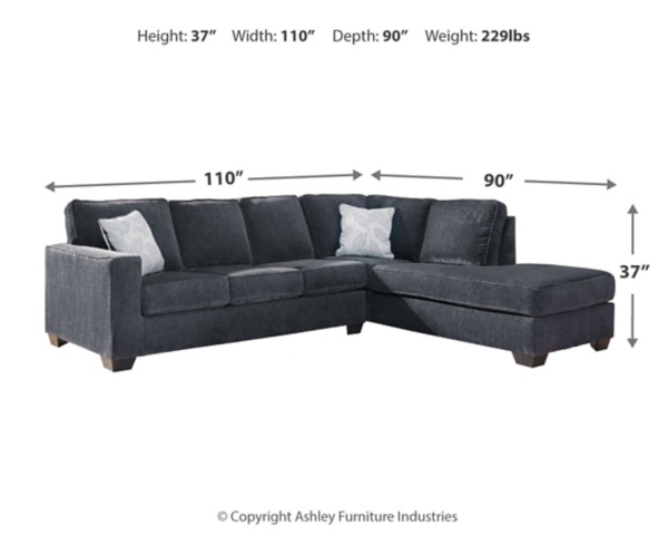 Signature Design By Ashley Altari 2-Piece Sectional With Chaise