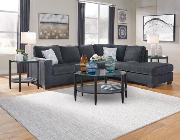 Signature Design By Ashley Altari 2-Piece Sleeper Sectional With Chaise