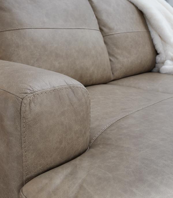Signature Design By Ashley Amuleto 2-Piece Leather Sectional With Chaise