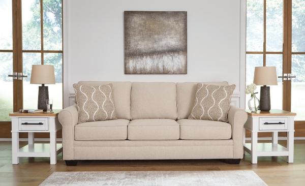 signature design by ashley Belcaro Place Next-Gen Nuvella™ Performance Fabric Sofa