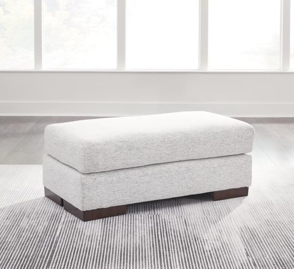 signature design by ashley Belvoir Next-Gen Nuvella™ Performance Fabric Ottoman