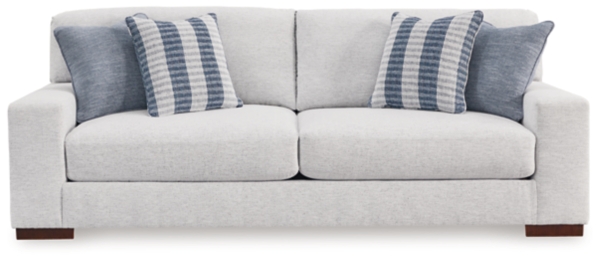 Signature Design By Ashley Belvoir Next-Gen Nuvella™ Performance Fabric Sofa