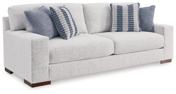 Signature Design By Ashley Belvoir Next-Gen Nuvella™ Performance Fabric Sofa
