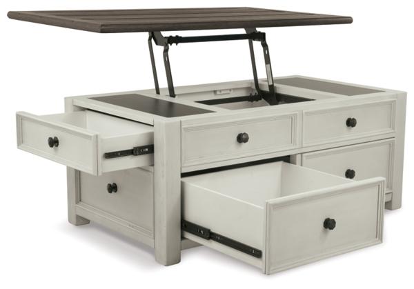 Signature Design By Ashley Bolanburg Coffee Table With Lift Top