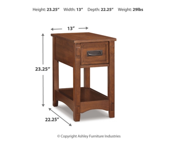 Signature Design By Ashley Breegin Chairside End Table