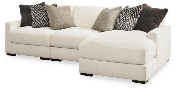 Signature Design By Ashley Elissa Court 3-Piece Next-Gen Nuvella™ Performance Fabric Modular Sofa Chaise