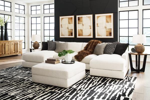 Signature Design By Ashley Elissa Court 4-Piece Next-Gen Nuvella™ Performance Fabric Modular Sectional With Chaise