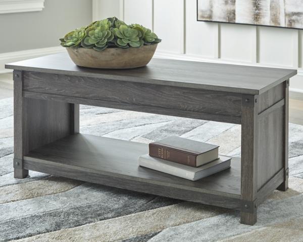 signature design by ashley Freedan Lift Top Coffee Table with Storage