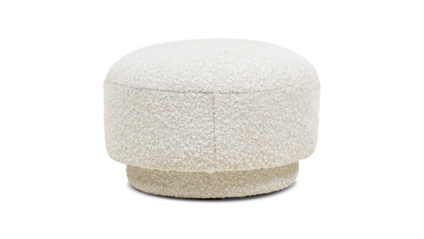 Signature Design By Ashley Fuji Mushroom Boucle Ottoman