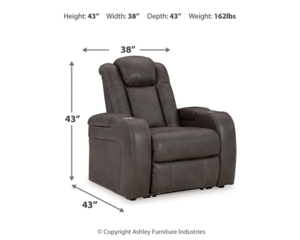 Signature Design By Ashley Fyne-Dyme Dual Power Recliner