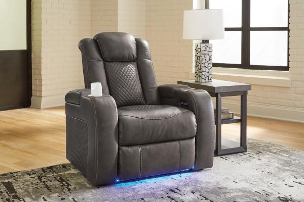 signature design by ashley Fyne-Dyme Dual Power Recliner