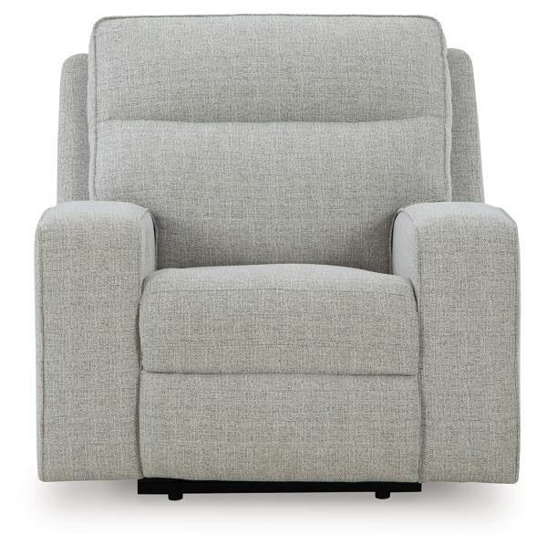 Signature Design By Ashley Jasperson Next-Gen Nuvella™ Performance Fabric Dual Power Recliner