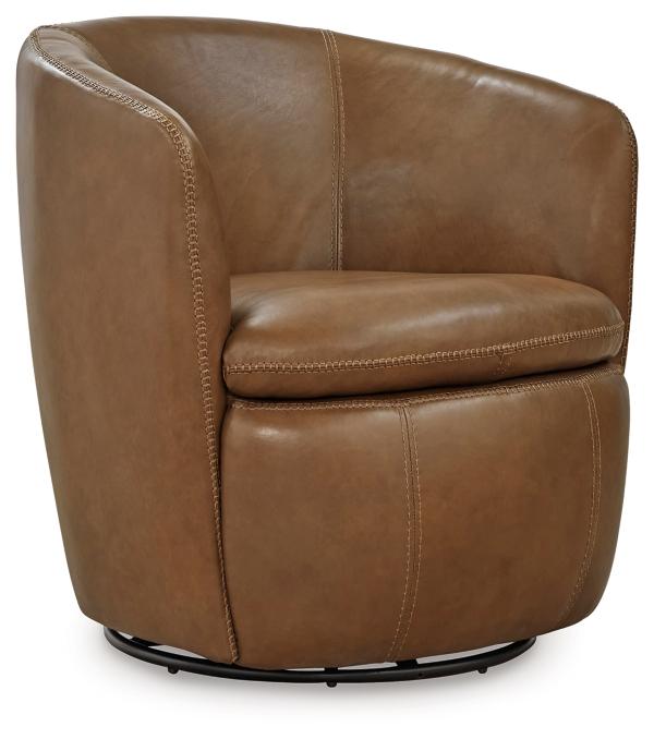 Signature Design By Ashley Kierreys Leather Swivel Chair
