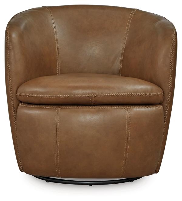 Signature Design By Ashley Kierreys Leather Swivel Chair